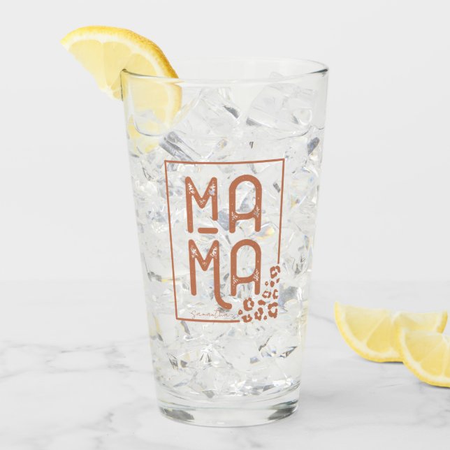 Rustic Boho Mama Glass (Front Ice)