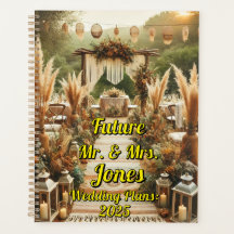 Rustic Boho Mariage - Mr & Mrs Personnalisable