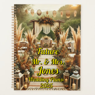 Rustic Boho Mariage - Mr & Mrs Personnalisable