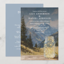 Rustic Boho Mountain Mason Jar All In One Wedding