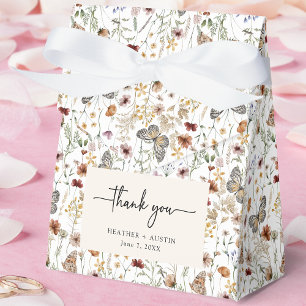 Rustic Boho Thank You Favor Box