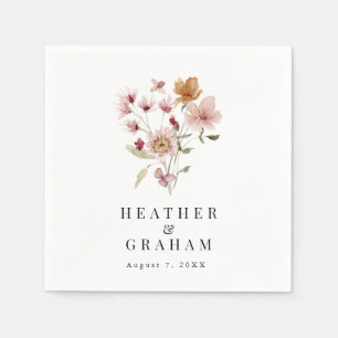 Rustic Boho Wedding Napkins