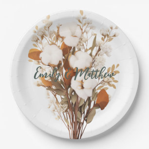 Rustic Boho Wedding Paper Plate