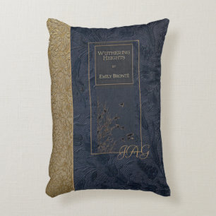 Rustic Book Cover Cushion Wuthering Heights