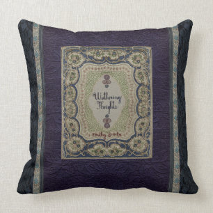 Rustic Book Cover Cushion Wuthering Heights