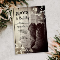 Rustic Boots and Bubbly Western Bachelorette Party