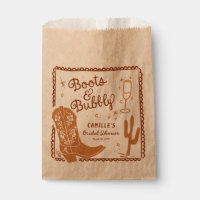 Rustic Boots and Bubbly Western Hand Drawn
