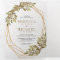 Rustic Botanical Olive Branch Gold Frame Wedding