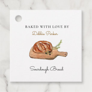 Rustic Breads bakers Favour Tags