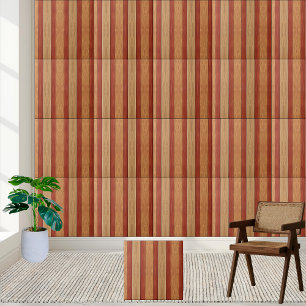 Rustic Brown & Beige Wood Timber Design Tile