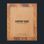 Rustic brown faux wood texture flyer<br><div class="desc">Image of rustic aged faux wood texture. Matching business card holders and business card. If you need any assistance customizing,  changing colour,  or anything else to any of my designs,  contact ArtOnWear designer.</div>