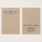 Rustic brown kraft black earring display card