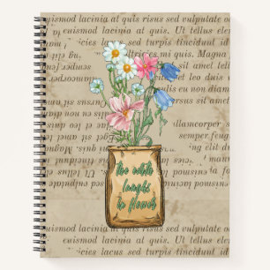 Rustic brown paper Kraft Farmhouse style Notebook