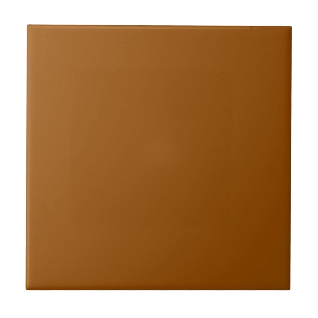 Rustic Brown Solid Colour | Classic Elegant Tile (Front)