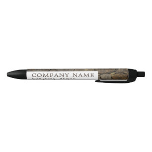 Rustic Brown Stone Company/Event Black Ink Pen