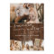 Rustic brown wood chic script 5 photos wedding