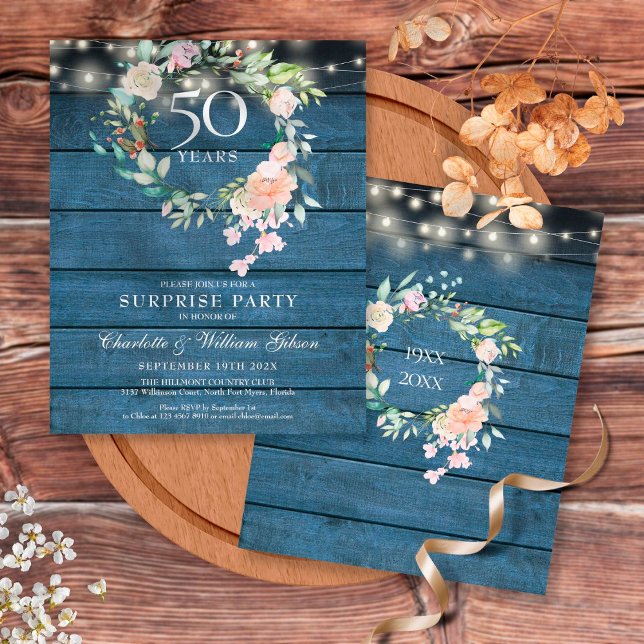 Rustic Budget Surprise Party 50th Anniversary (Creator Uploaded)