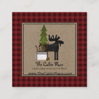 Rustic Buffalo Plaid Cabin Lodge Style