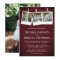 Rustic Burgundy Barn Wood Photo Collage Wedding
