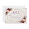 Rustic Burgundy Blush Floral Gold Glitters Wedding