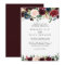 Rustic Burgundy Calligraphy Traditional Wedding