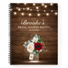 Rustic Burgundy Mason Jar Bridal Shower Recipes