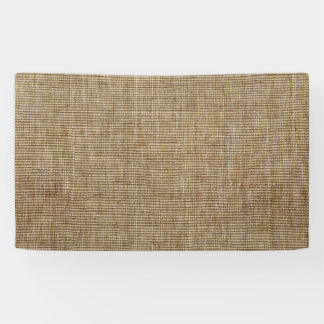 Rustic Burlap Banner – Nature-Inspired Custom