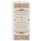 Rustic Burlap Lace Wedding