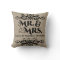 Rustic Burlap Look Mr. and Mrs. Wedding