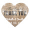 Rustic Burlap Mason Jar Thank You