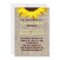 Rustic Burlap Sunflower Wedding rehearsal dinner