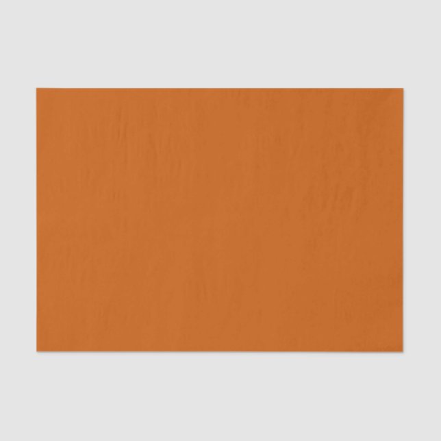 Rustic Burnt Orange Tissue Paper (Front)