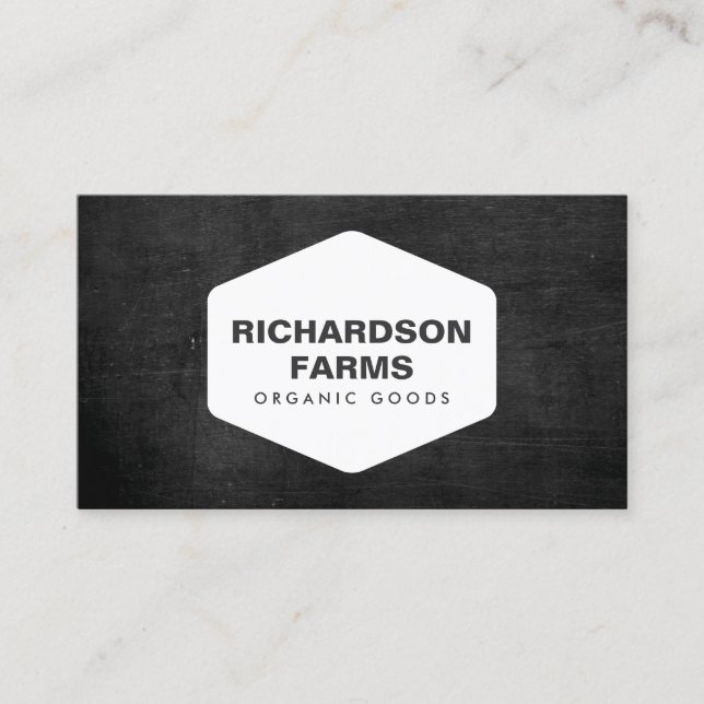RUSTIC BUSINESS CARD FOR FARMERS, FARMS (Front)