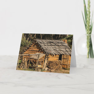 Rustic Cabin Greeting Card