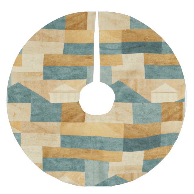 Rustic/Cabin/Lodge/Mountain  Brushed Polyester Tree Skirt (Front)
