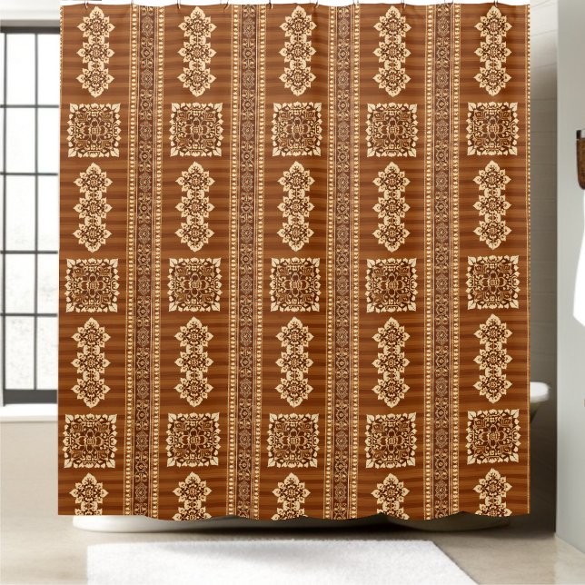 Rustic Cabin Shower Curtain Style 2 (Creator Uploaded)