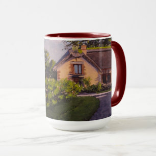 Rustic Cabin With Purples, Greens, Yellows Mug