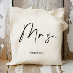 Rustic Calligraphy Mrs. Tote Bag<br><div class="desc">mrs tote bag, bride tote bag, tote bag, wedding tote bag, future mrs tote bag, future mrs tote bag, bride bag, bridal tote, honeymoon tote bag, custom tote bag, mrs, bride to be gift, personalized tote, mrs bag, future mrs tote, tote, bridal tote bag, mrs tote, bride tote, bride to...</div>