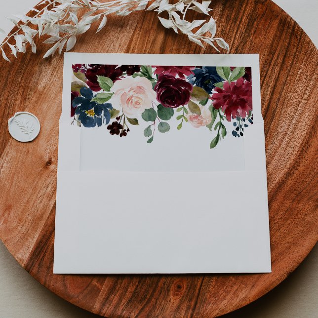 Rustic Calligraphy Self-Addressed RSVP Envelope (Creator Uploaded)