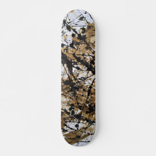 Rustic Camo Forest Pattern Skateboard