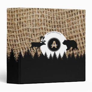 Rustic Camping Outdoors Adventure Binder