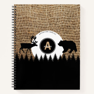 Rustic Camping Outdoors Adventure Notebook