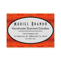 Rustic Candle Company Fournitures Carte de visite