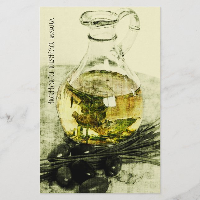 Rustic catering services promo card (Front)