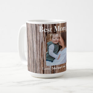 Rustic cedar bark, natural tree outdoors pattern  coffee mug