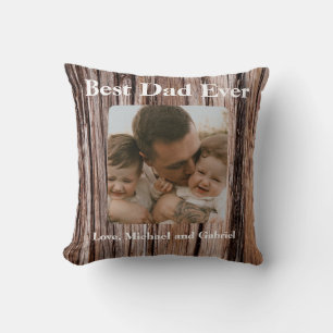 Rustic cedar bark, natural tree outdoors pattern  throw pillow