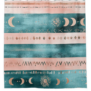 Rustic Celestial Stripe Moon Sun Earthy
