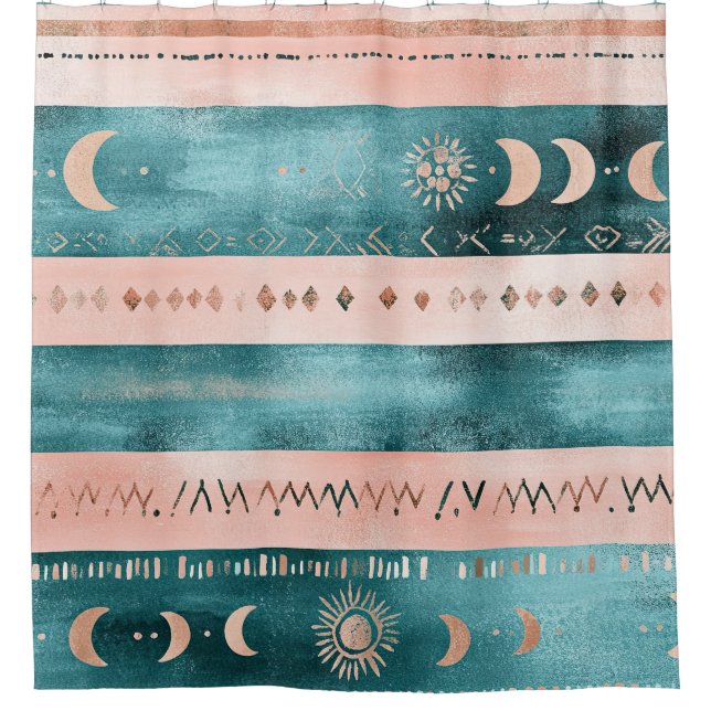 Rustic Celestial Stripe Moon Sun Earthy (Front)