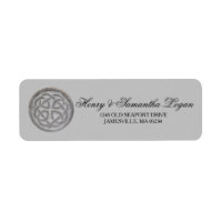 Rustic Celtic Knot Return Address Labels