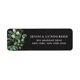 Rustic Chalkboard Eucalyptus Leaves Greenery